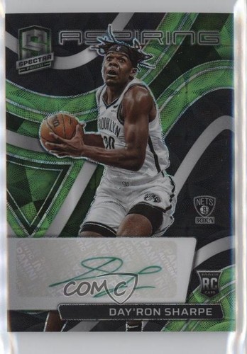 2021-22 Panini Spectra Aspiring Green Prizm 4/50 Day'Ron Sharpe #AA-DRS ...
