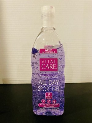 VITAL CARE MEGA HOLD & SHINE ALL DAY SPORT HAIR GEL 9 MAX 10.6 OZ