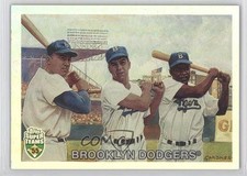 2002 Super Teams Retrofractor Jackie Robinson Duke Snider Pee Wee Reese HOF 0e5c
