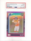 BO NIX 2024 DONRUSS OPTIC RATED ROOKIE PINK PRIZM GEM MT RC PSA 10 Q0004
