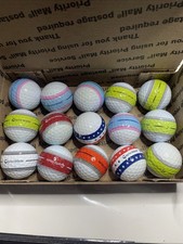 15 TaylorMade Tour Response Striped 4A AAAA Used Golf Balls - Free Shipping