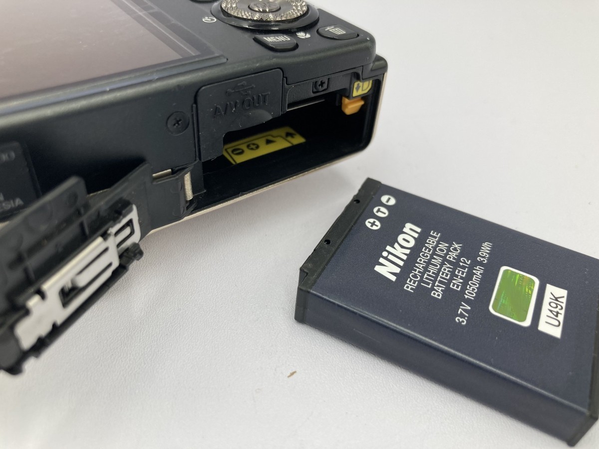 Excellent Nikon COOLPIX S9100 12.1MP Digital Camera - gold B209 | eBay