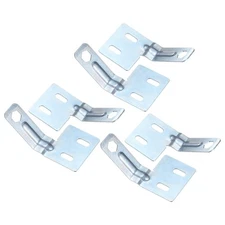 6-Pack Folding Door Surface Aligner, Stainless Steel Folding Door Hardware