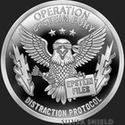 New Listing2026 1OZ Epstein Fury Proof - Silver Shield Mini-Mintage "PRESALE" .999 Pure AG