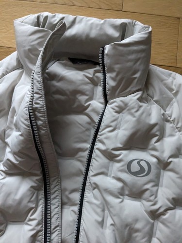 'Summit Of Norway' 90/10 Down/Feather Lined Down Jacket Cube Quilt White Size 36 - Picture 22 of 24