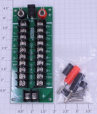 CZH-Labs D-1417 10 Position Power Barrier Distribution Module - Version 1