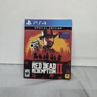 Red Dead Redemption 2 Special Edition PS4 PlayStation 4 2018 CIB w/ Map & Sleeve