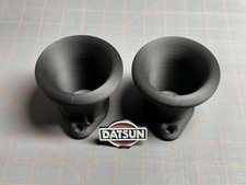 Datsun Sr311 1600 Roadster Su Carburetor 64mm Air Horn Velocity Stack Pair Usa Datsun Sr311 1600 Roadster Su Carburetor 64mm Air Horn Velocity Stack Pair Usa