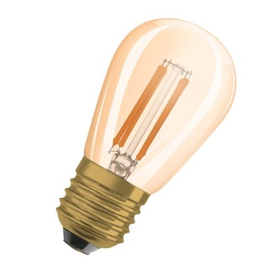 OSRAM LED-Lampe Vintage Edition 1906, in Edison Form mit E27-Sockel, Dimmbar, Er