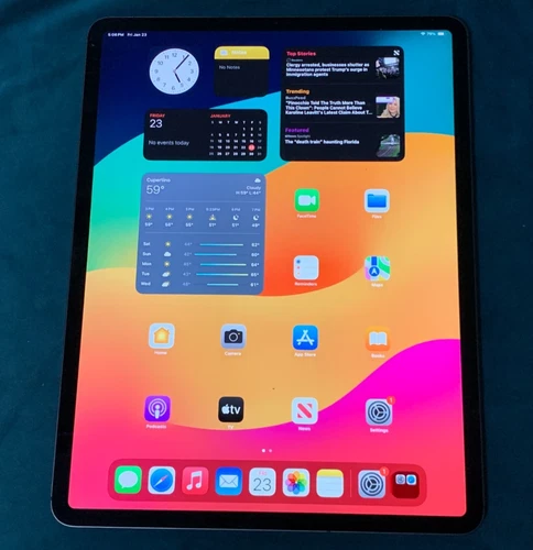 Apple iPad Pro 12.9-inch 4th Generation 256GB Wi-Fi+Cellular Tablet Space Grey