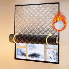 Self Adhesive Window Insulation Kit Quilted Thermal Film Winter Cold Wind