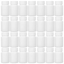  100 Pcs Mini Portable Pill Bottle Airtight Container Capsule Storage