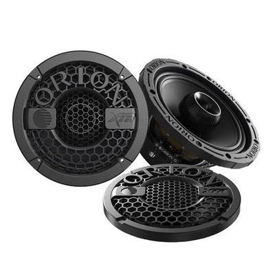 Orion XMT65.2 6.5  Water-Resistant Midrange Coaxial Speakers W/ Grills | 350W RM