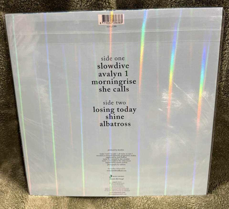 Slowdive - Blue Day, Blue & White Marble Vinyl, 180 Gram, Import - Image 2 of 3