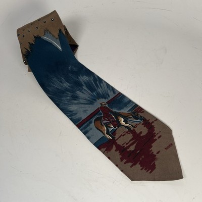 Vintage Rockmount Ranch Wear Limited Edition Neck Tie 100% Silk 1993 57''x4''