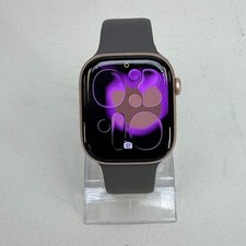 GPS Only Apple Watch Series 11 46MM Gold Aluminum Stone Gray Sport Band