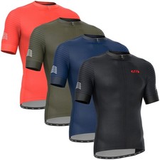 Cycling Jersey italian Breathable Fabric Half Sleeve Biking Top  HiViz Biking uk