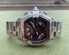 Cartier Roadster Chronograph XL Black Dial Automatic Watch 2618 W62007X6