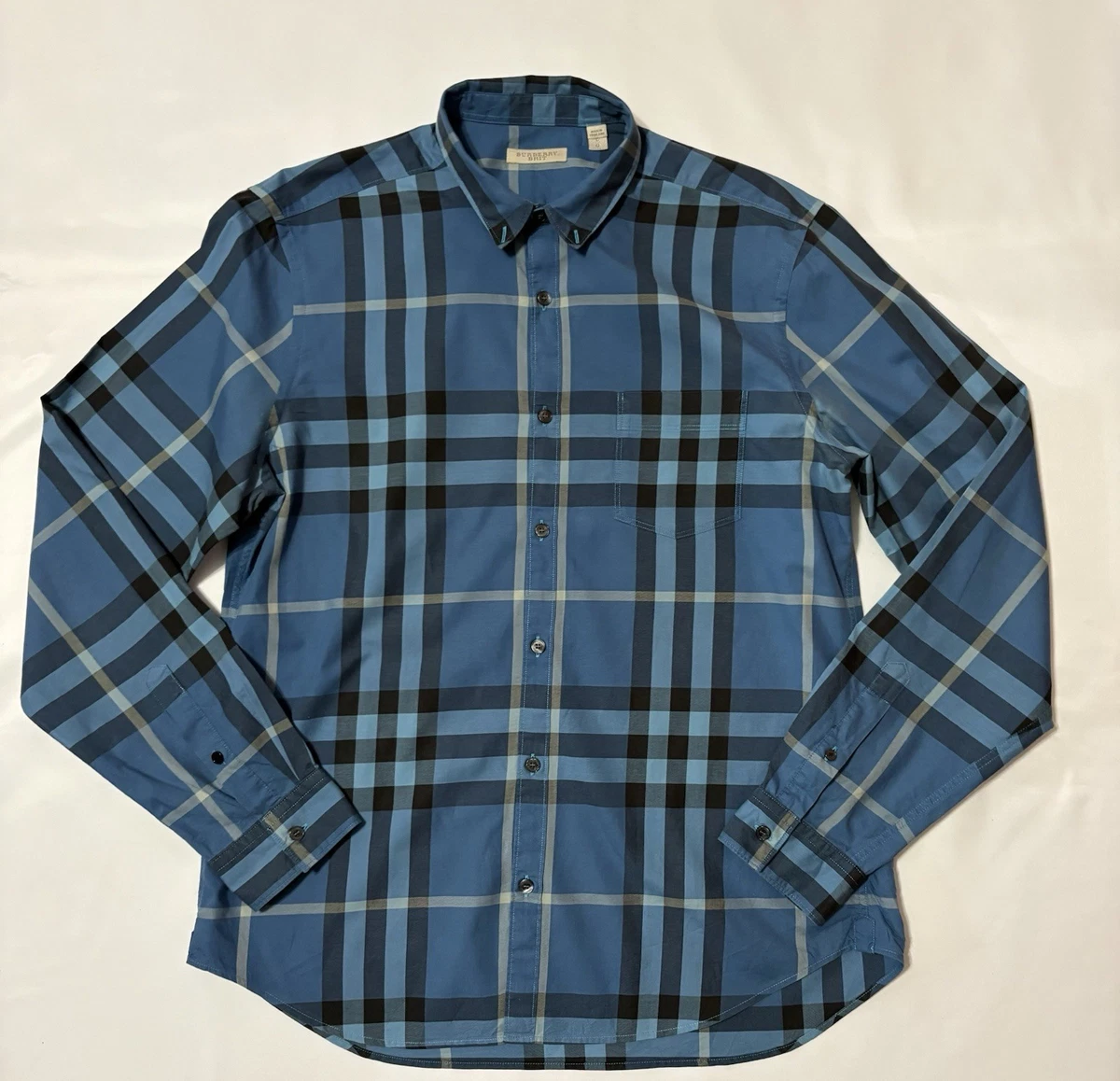 Burberry Blue Shirts for Men for sale | eBay