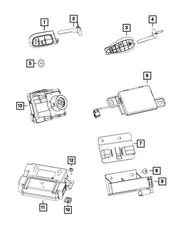 Genuine Mopar Ignition Switch Module 68395947AA