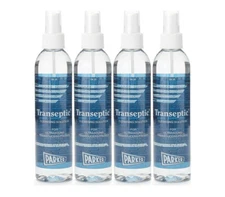 Pack of4 Parker Labs Transeptic Cleansing Solution Spray Bottle 8.5 oz, #09-25
