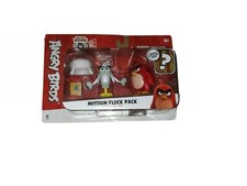 ANGRY BIRDS MISSION FLOCK PACK RED  SILVER FIGURE 2-PACK NEW  SEALED JAZWARES