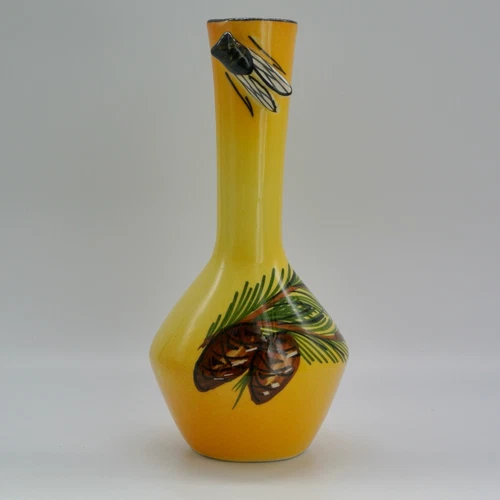 Ceramic Vase with Cicada A.Ferlay Vallauris