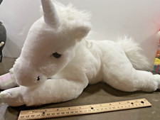 FAO Schwarz plush Adopt A Pets Unicorn 22 in Stuffed Animal Glitter Mane Tail