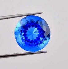 12.00 Ct Flawless 14 x 10 mm Natural Blue Tanzanite Loose Gemstone GIT Certified