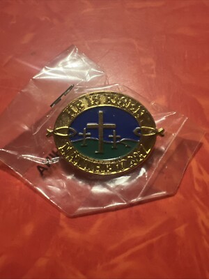 He Is Risen Matthew 28:7 Vintage Lapel Pin