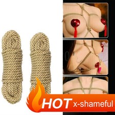 2pcs Hemp Binding Rope Straps Body Harness Bandage handcuffs Shibari Restraints