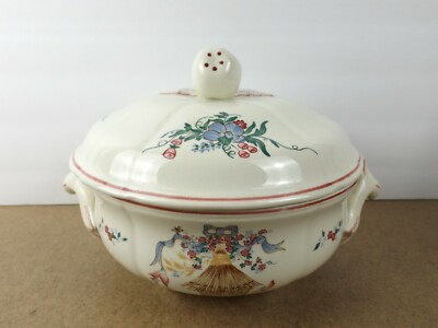 Longchamp Cheveuse Lidded Vegetable Bowl France Birdcage H Kaplan's