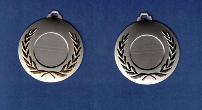 Medaillen Farbe gold  silber bronze mit Band, Emblem + Klebepunkt oder + Zubehör