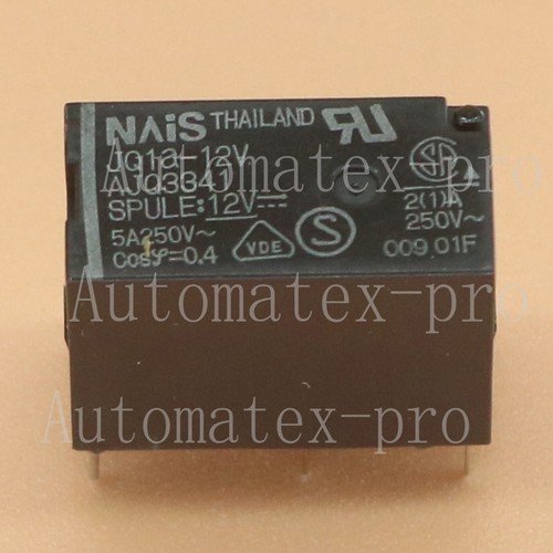 Relais AJJM331 JJM1a-12V – 4 Broches, 12VDC, Neuf Sous Emballage