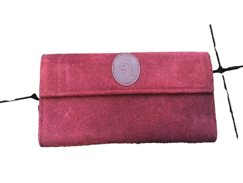 Coach Soho Signature C Pink Trifold Checkbook Wallet Cloth