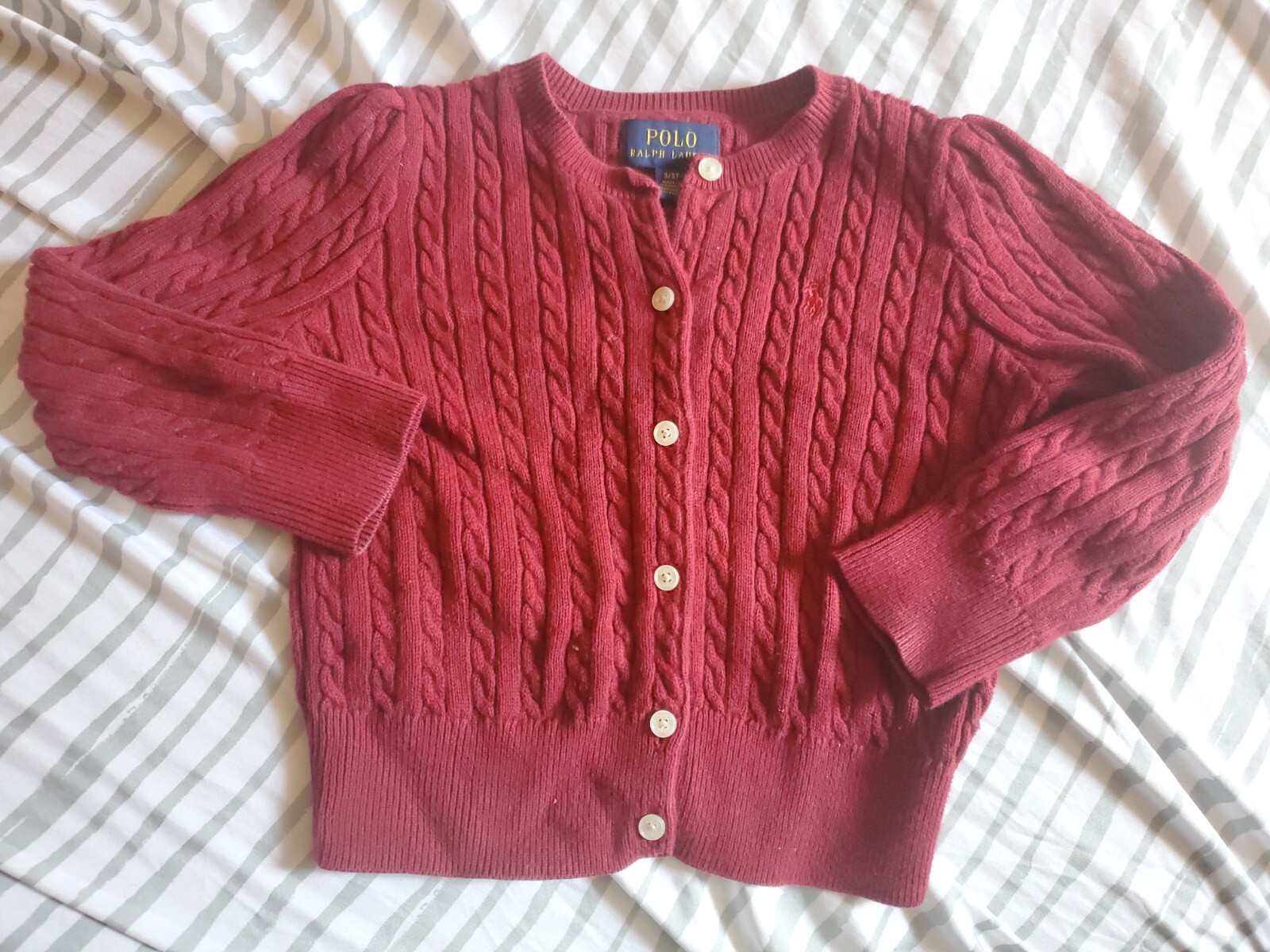 Toddler Girls Ralph Lauren Polo Cable 