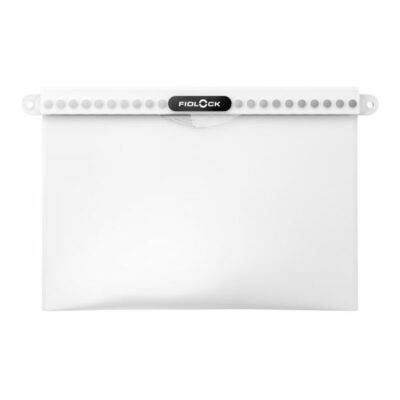 Fidlock waterproof sling phone bag, Magnetic Self-Sealing white bag w white back