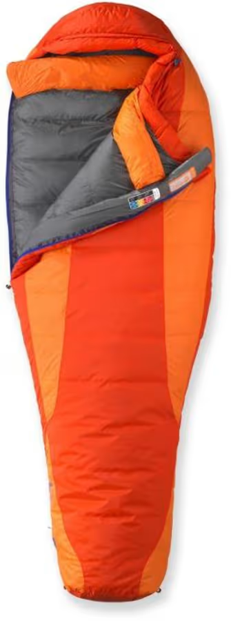 NEW Marmot Ouray Sleeping Bag Women's Orange 5'6