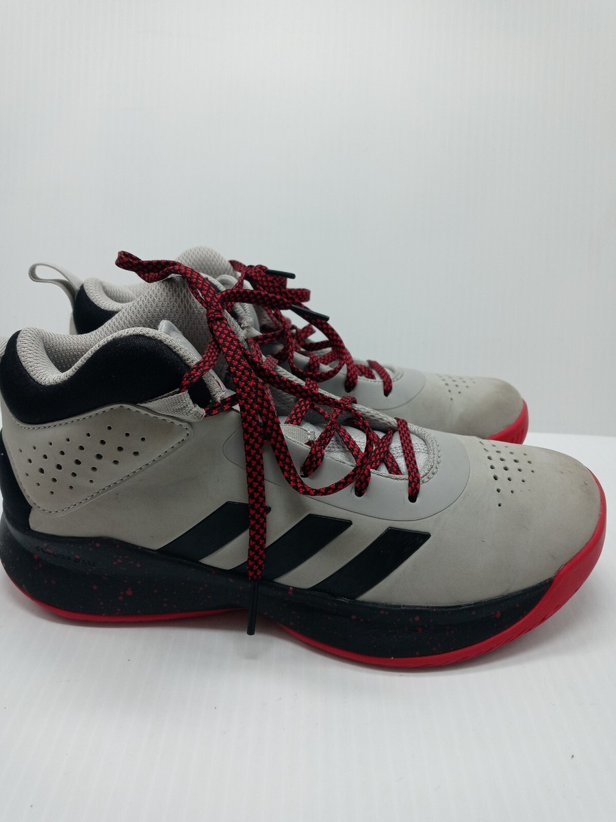 Adidas Cloudfoam 3 Stripe LVL029002 Basketball Boys Youth Sz