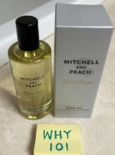 MITCHELL AND PEACH English Growers Leaf Body Oil 3.4oz/100mL FULL SZ RET 68 BNIB
