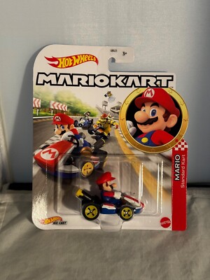 Hot Wheels - Mario Kart - Mario - Wild Wing - 2023 - Mint/NrMint Ships Bubble Wrapped in a Box