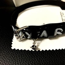 Vivienne Westwood Necklace BRISTOL Choker Bracelet Silver Black IN BOX