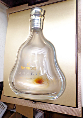 Hennessy Paradis Rare Cognac Empty Bottle, Stopper, Box & Slip