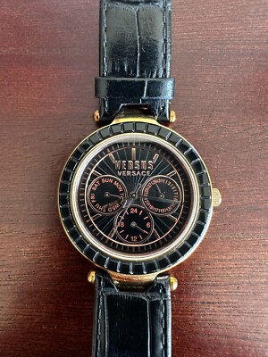 Womens Versace Versus Black 36mm Watch! New! Versus by Versace Women main image 4