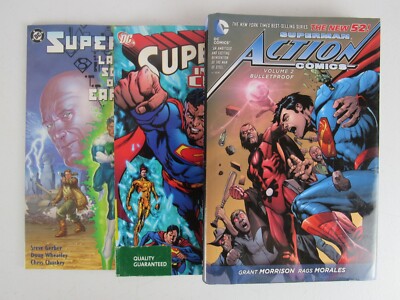 Lot of 3 Superman Graphic Novels Infinite Crisis Justice League Grant Morrison