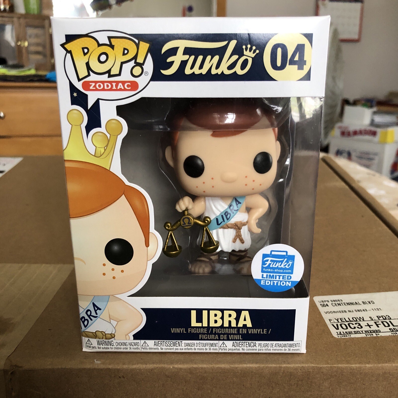 Funko Pop! Zodiac Libra #04 Funko Shop Exclusivo - Envío En Protector