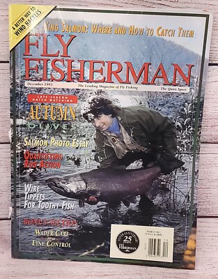 Fly Fisherman Magazine December 1993 Fishing King Salmon Wader Carl Line Control
