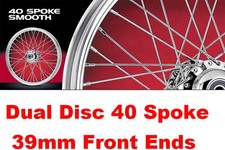 21" Front Wheel Landmark Stainless 40 Spoke Made in USA Harley Sportster 2000-07