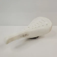 Vintage Viscount 2123 GT BMX Freetyle Seat Saddle White HTF