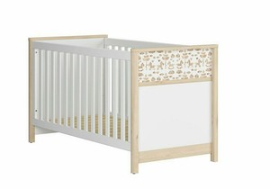 Modern Nursery Baby Cot Toddler Bed Wooden Slats White Beech Rocking Horse Timon Ebay